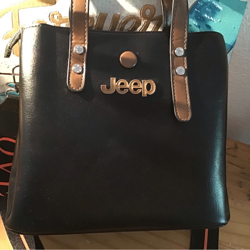 Jeep leather bag..